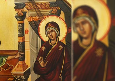 The Annunciation of Christ  the incarnate Word of God